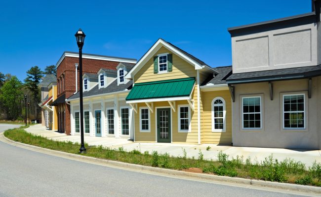 Painted buildings Norfolk Virginia